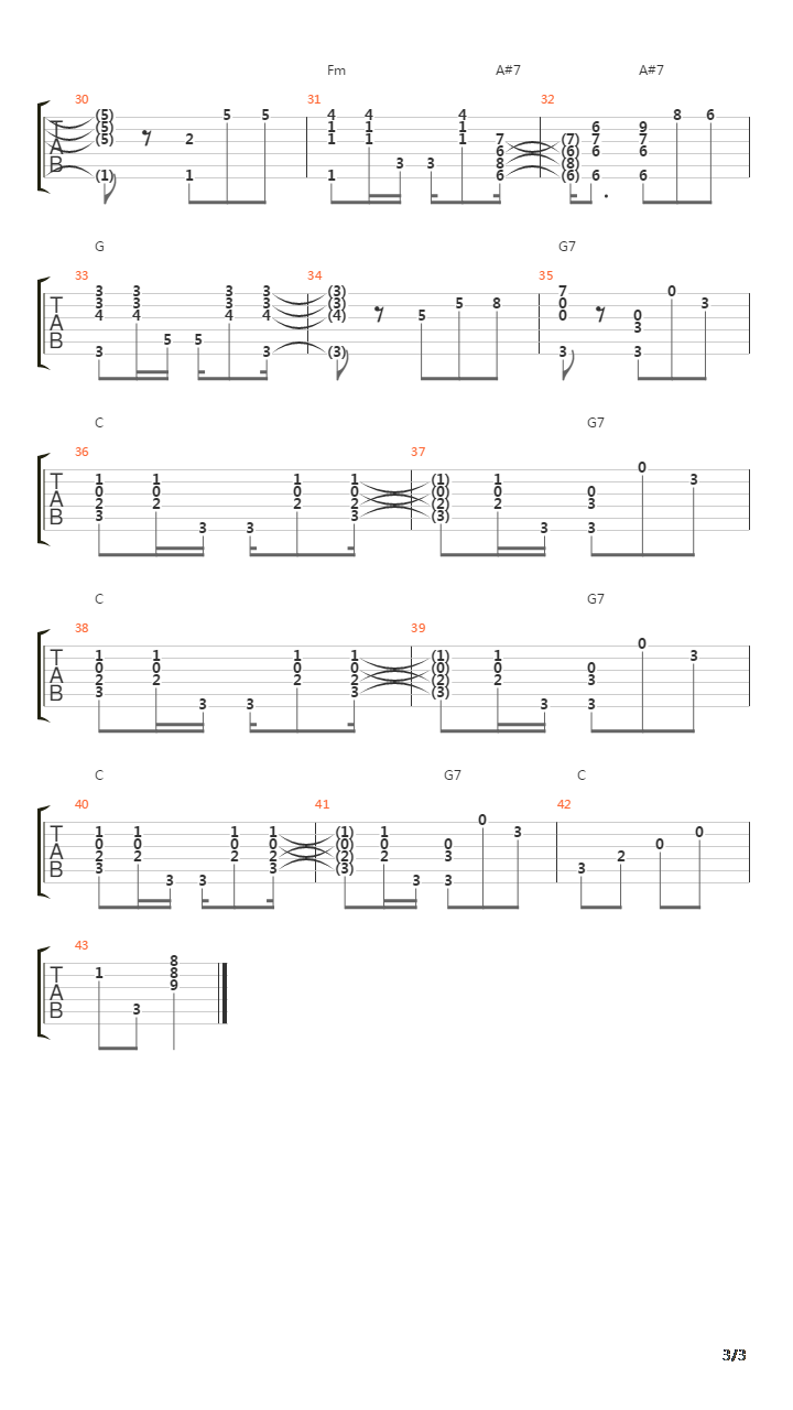 Samba De Orfeu吉他谱