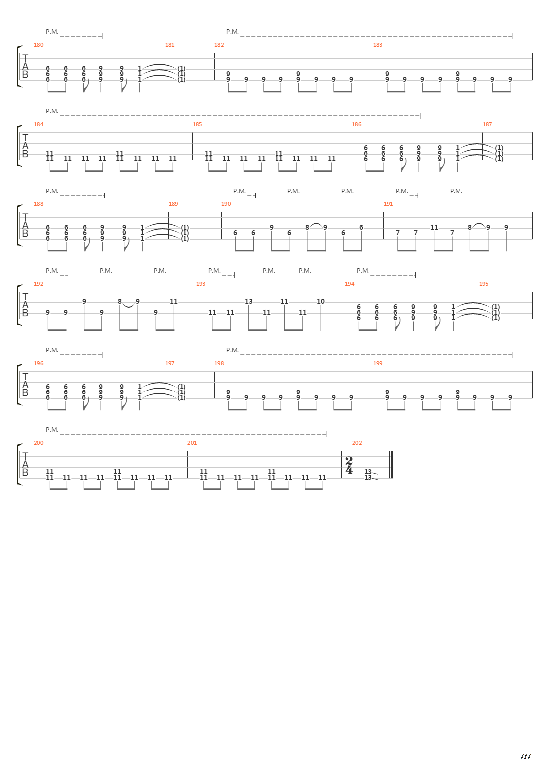 The Absence吉他谱
