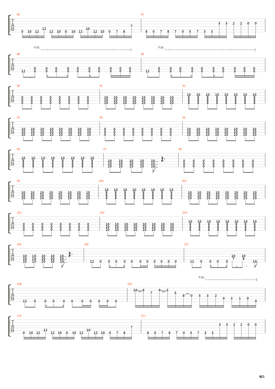Forgotten吉他谱