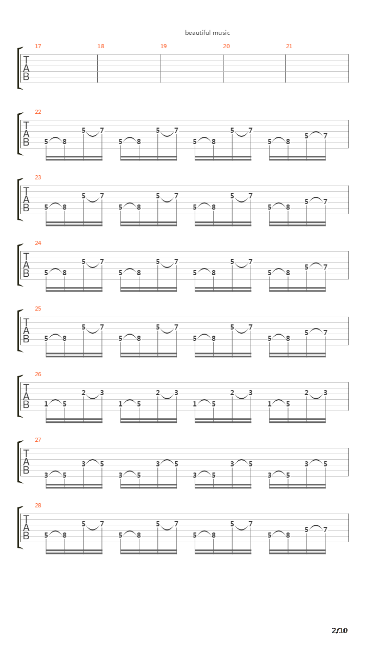 Forgotten吉他谱