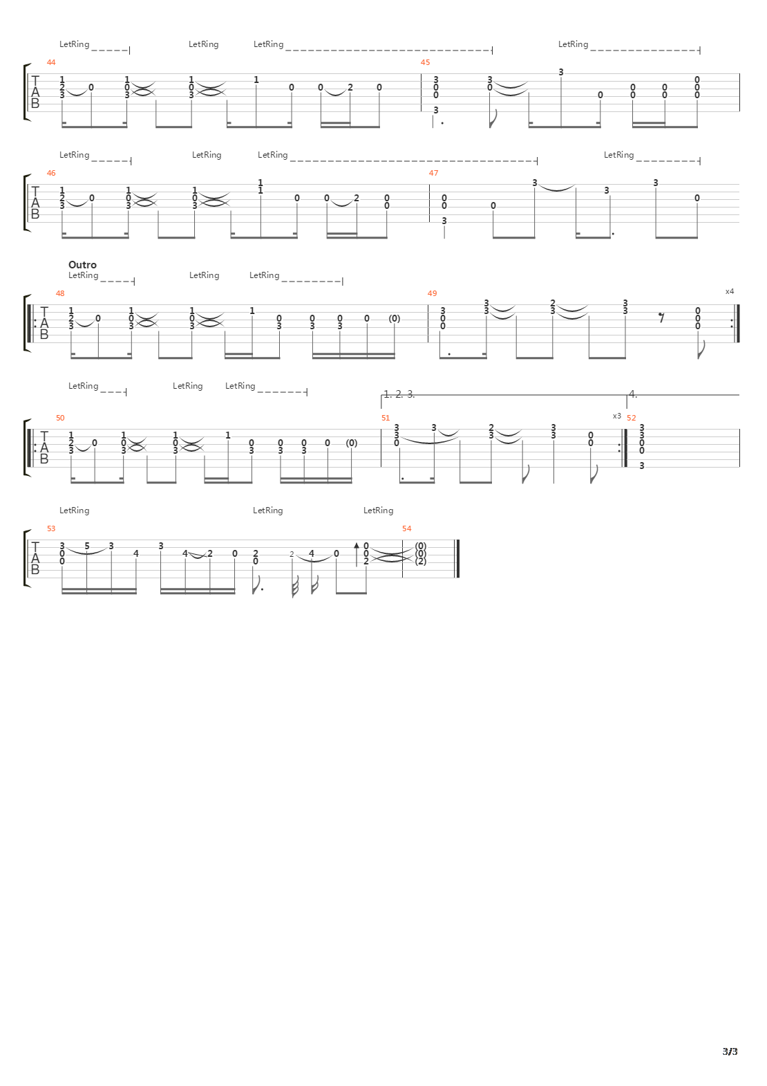 River Of Deceit吉他谱