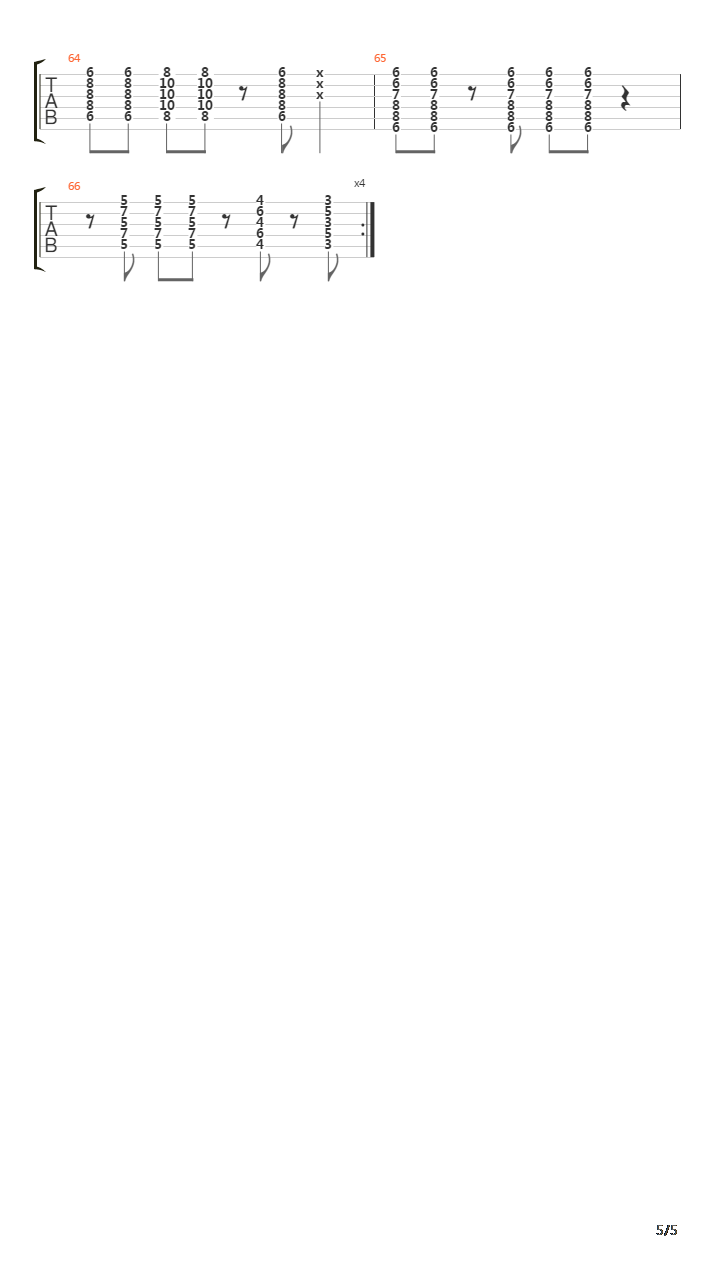 A Lombre吉他谱