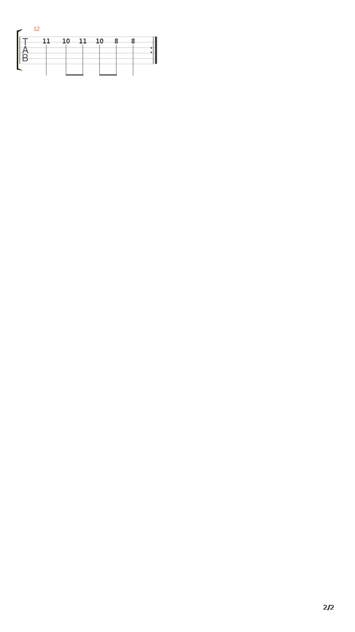 A Lombre吉他谱