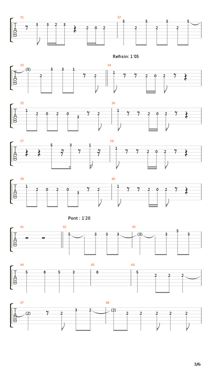 Grave吉他谱