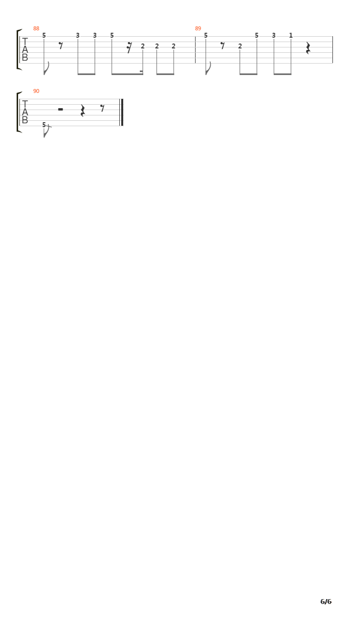 Grave吉他谱