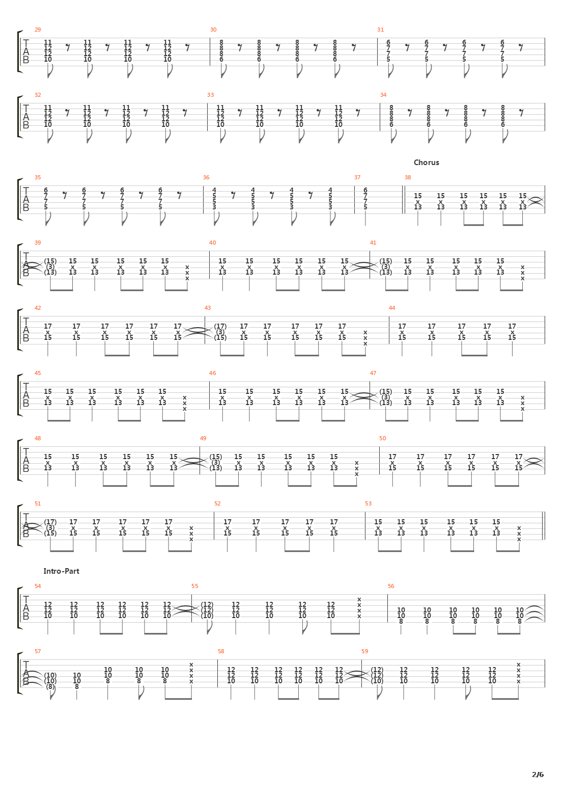 Ein Sturm吉他谱