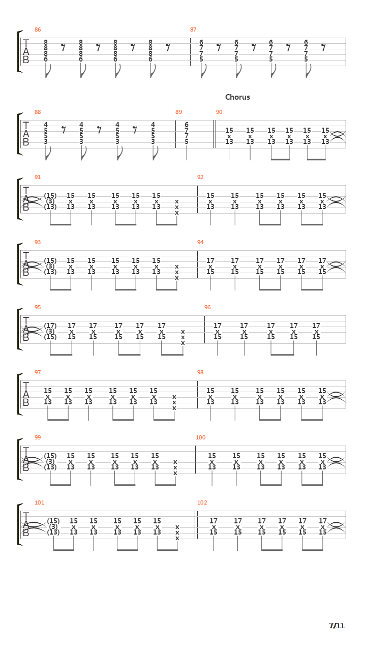 Ein Sturm吉他谱