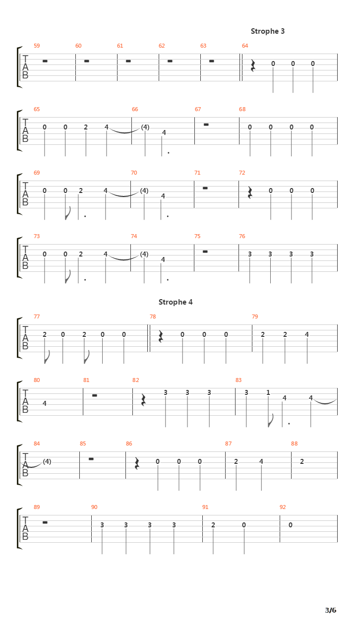 Vielleicht吉他谱