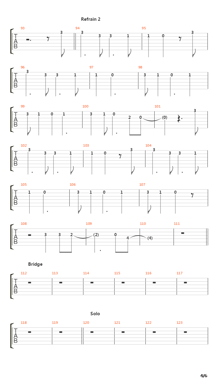 Vielleicht吉他谱