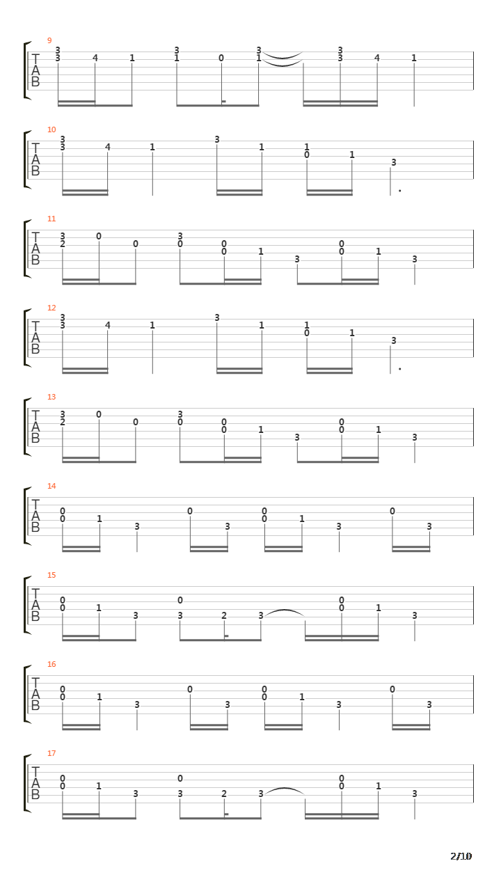 Croatian Rhapsody吉他谱