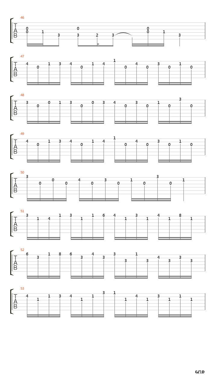 Croatian Rhapsody吉他谱