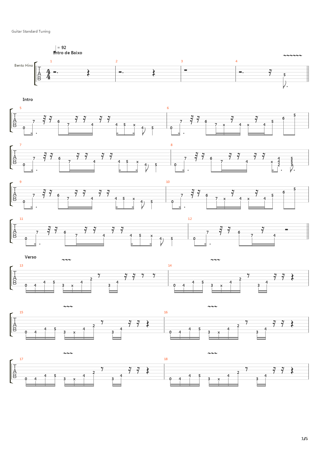 1406吉他谱