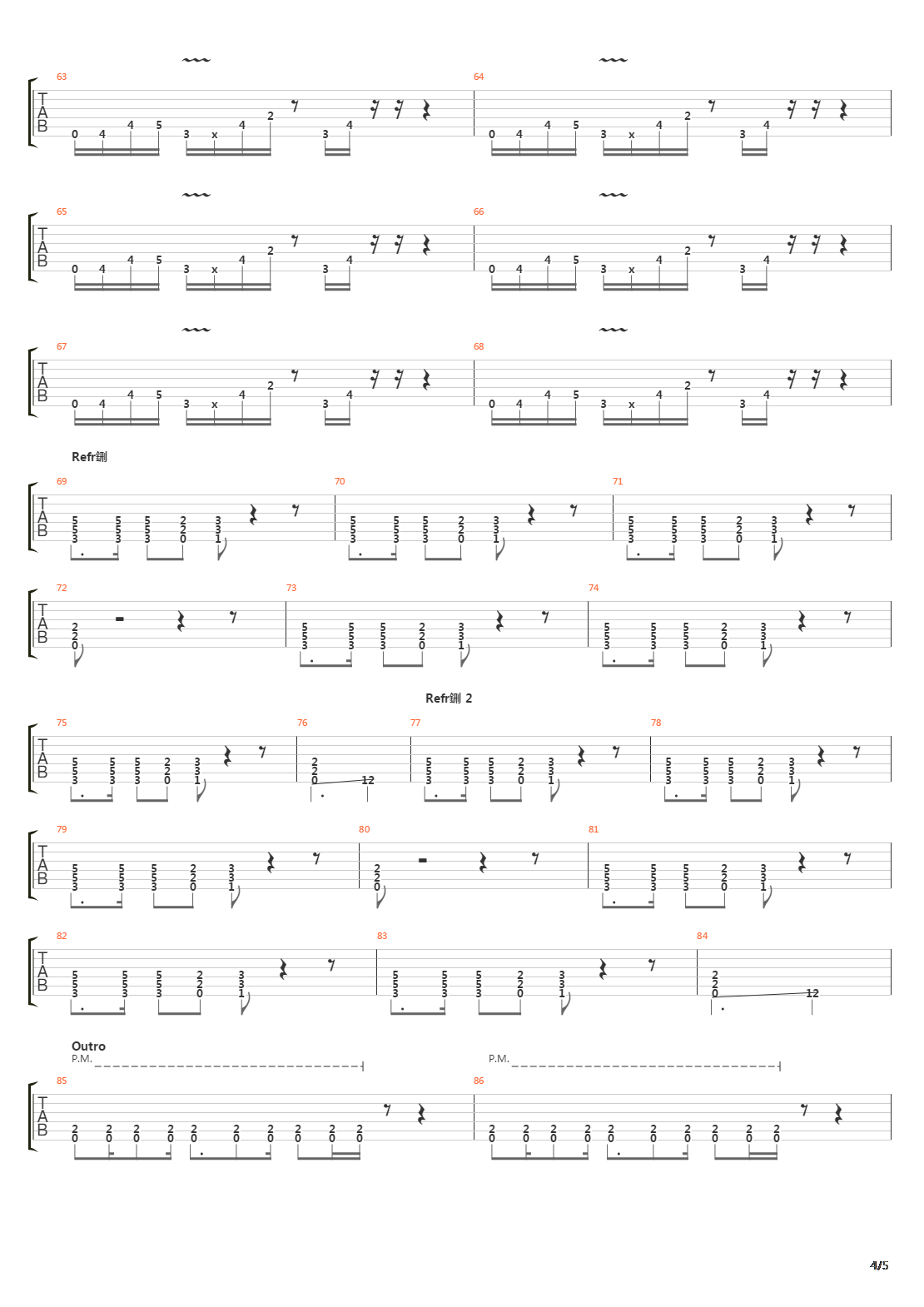 1406吉他谱