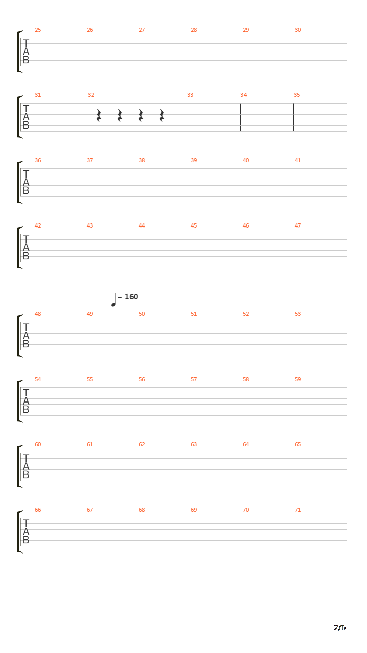 1000 Promises Of Pain吉他谱