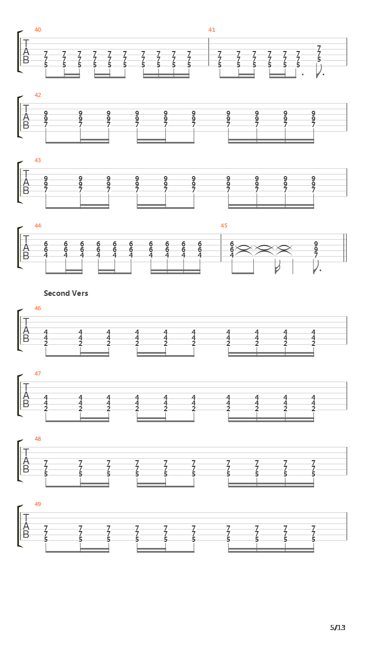 Nattvasen吉他谱