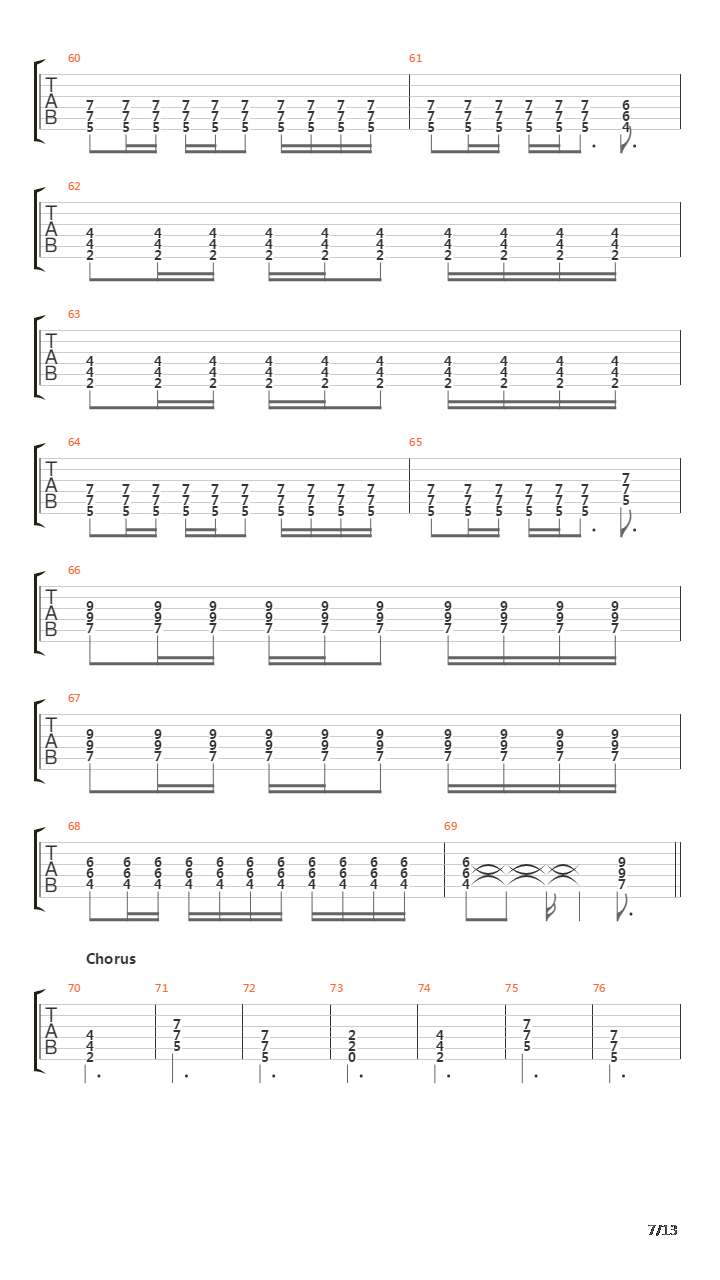 Nattvasen吉他谱