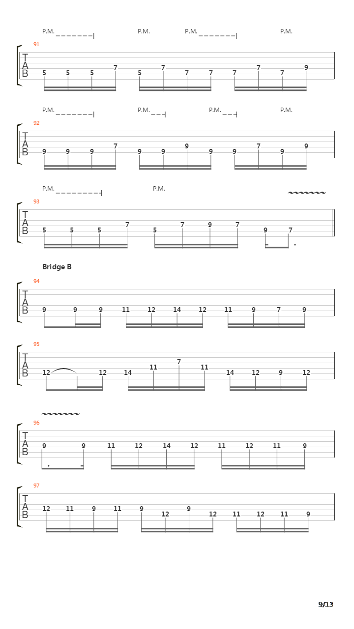 Nattvasen吉他谱