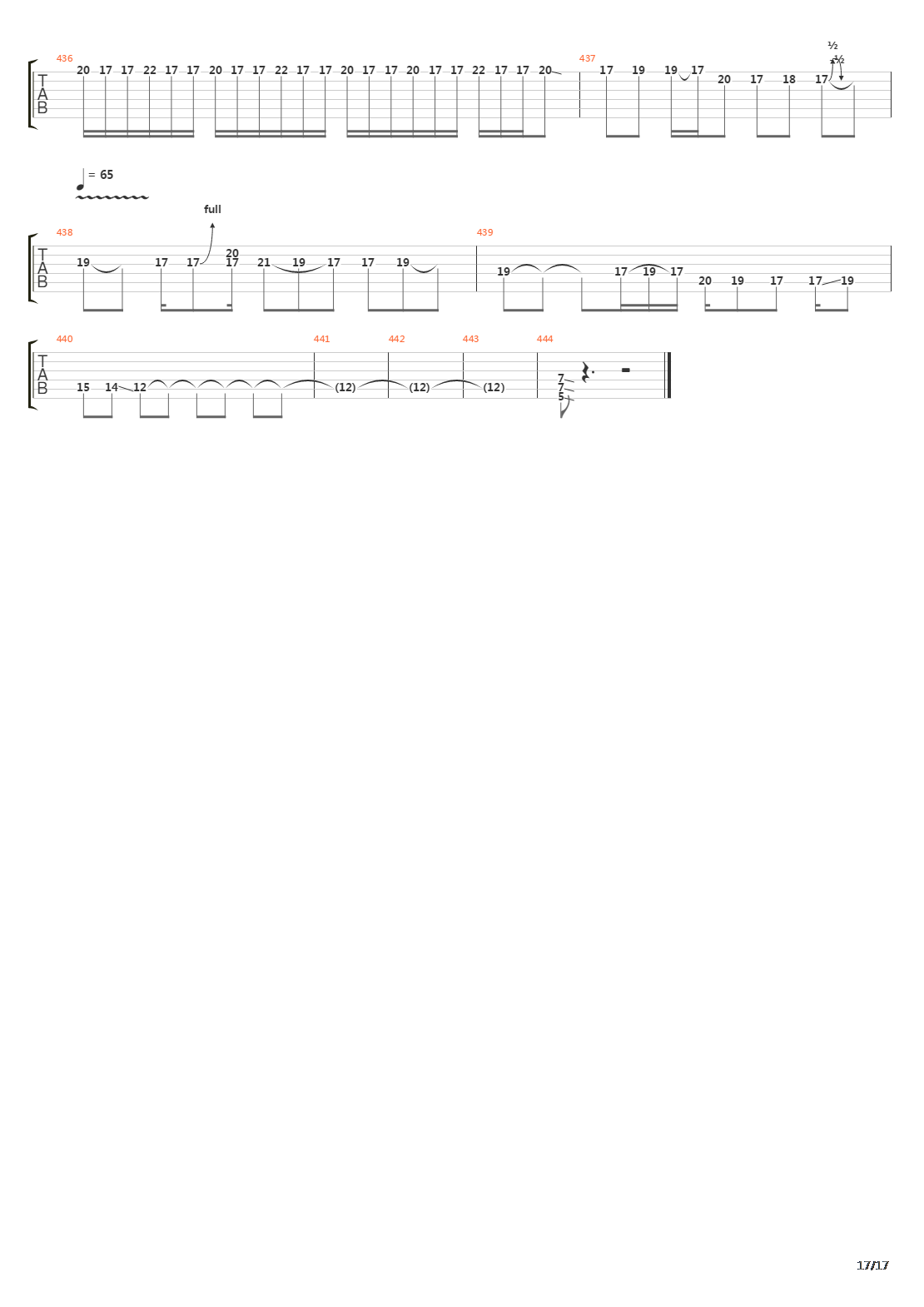 Roots Of Eternity吉他谱