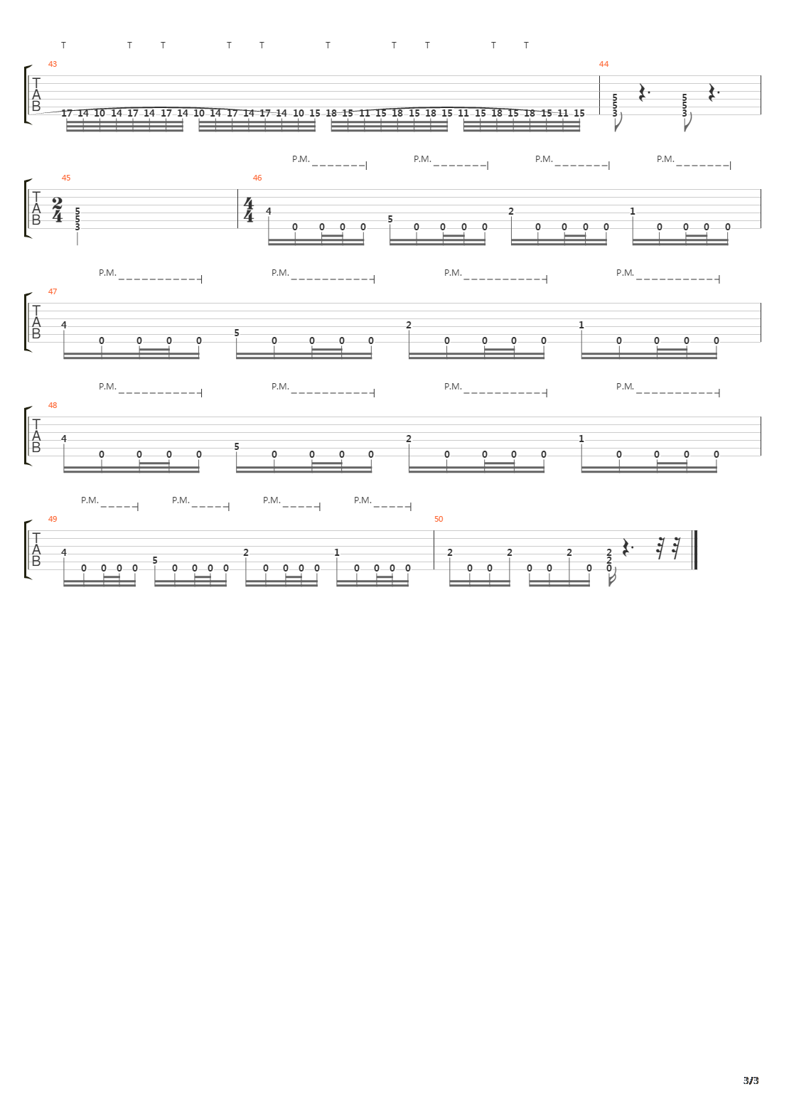 Swarm Attack吉他谱