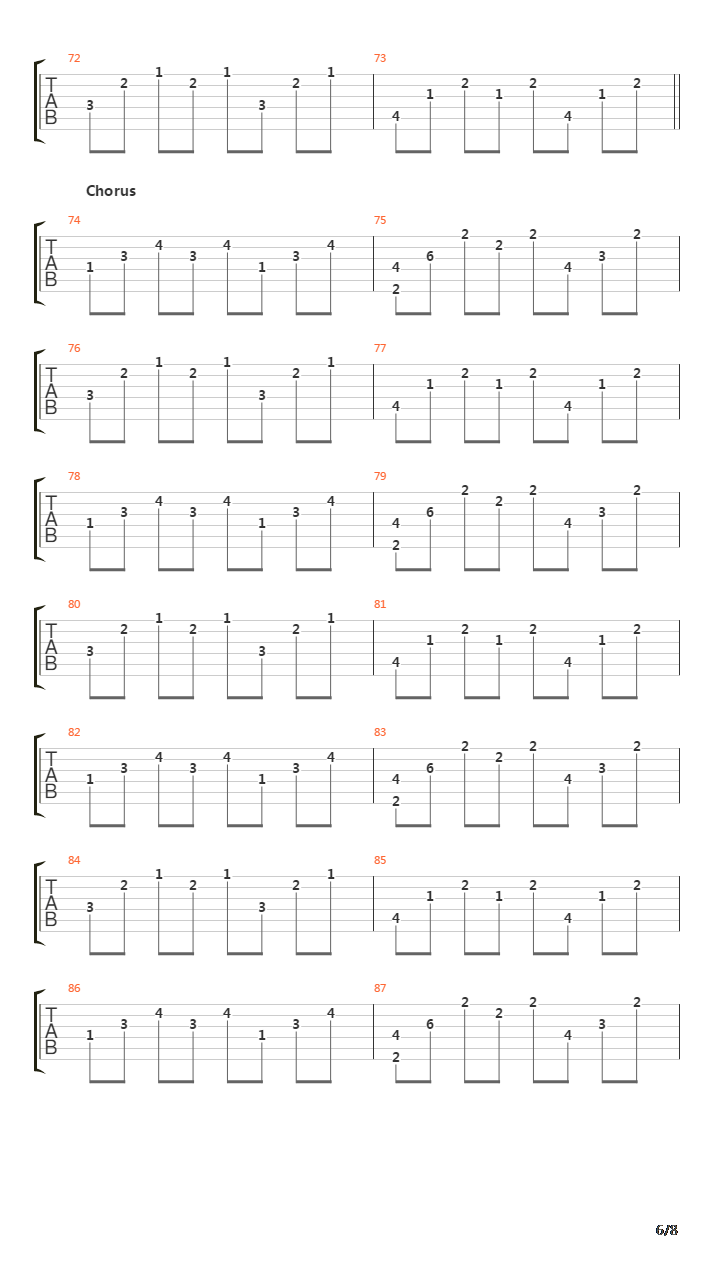 Ein Letztes Mal吉他谱