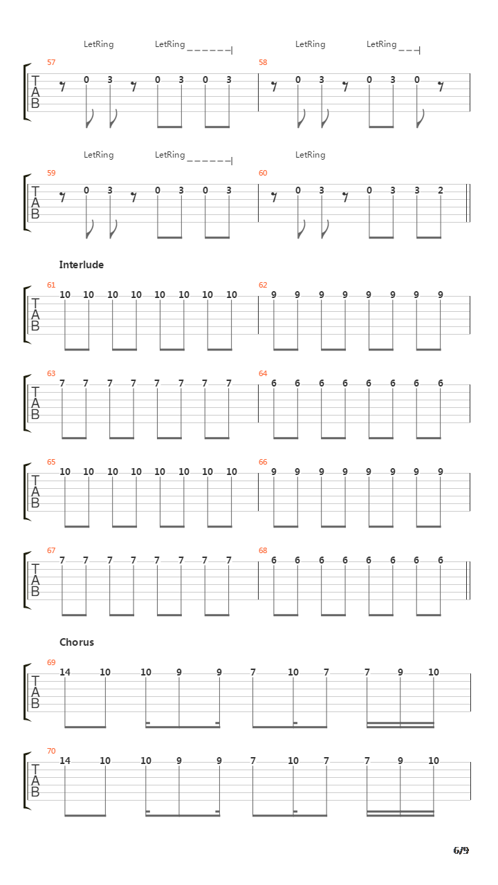 Groesser Als Die Sonne吉他谱