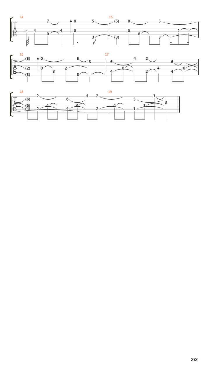 Empty吉他谱