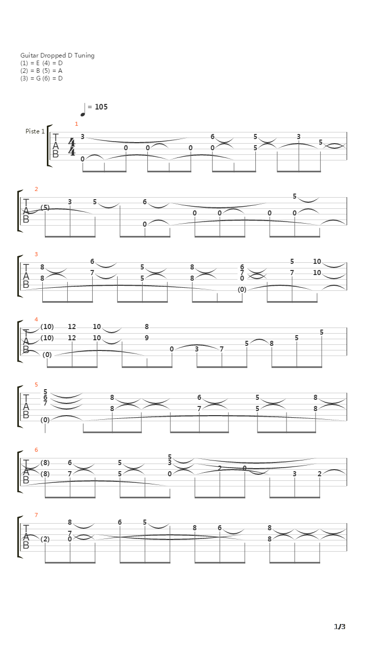 Merengue吉他谱