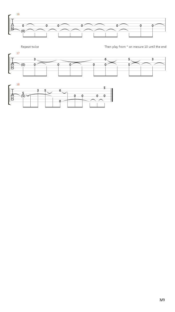 Merengue吉他谱