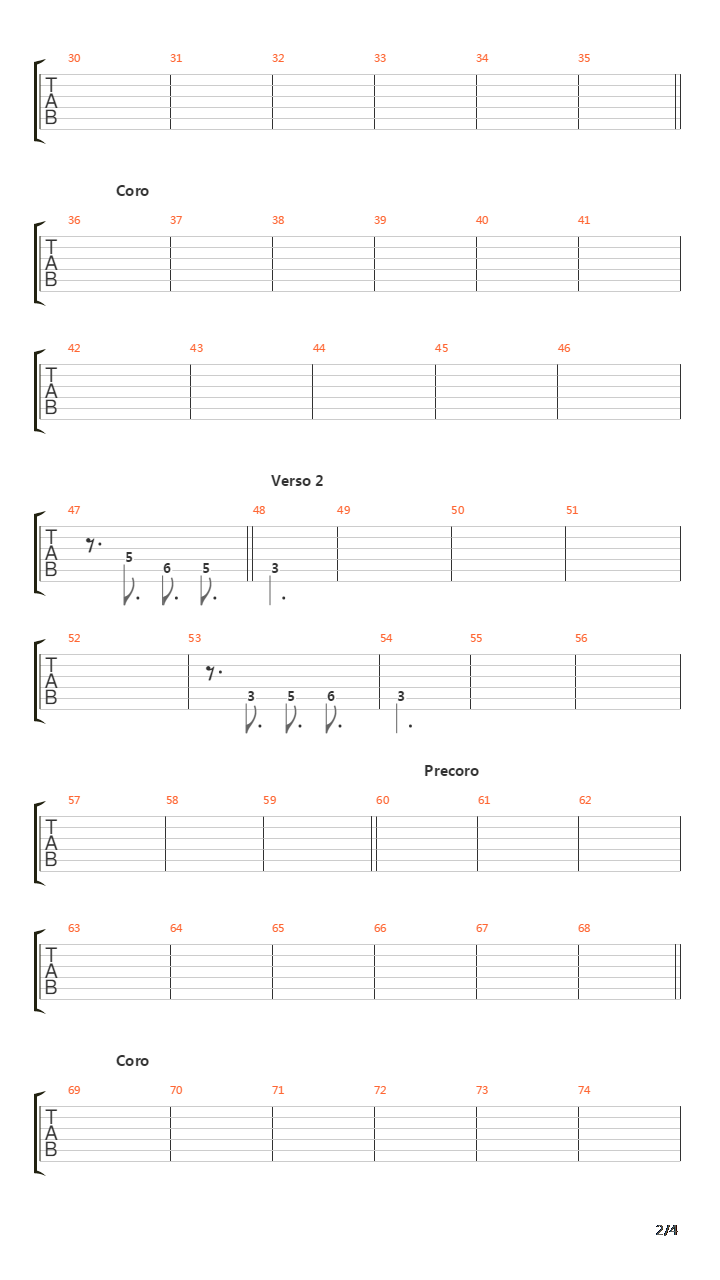 Alabanzas Al Rey吉他谱
