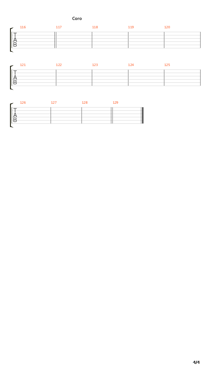 Alabanzas Al Rey吉他谱