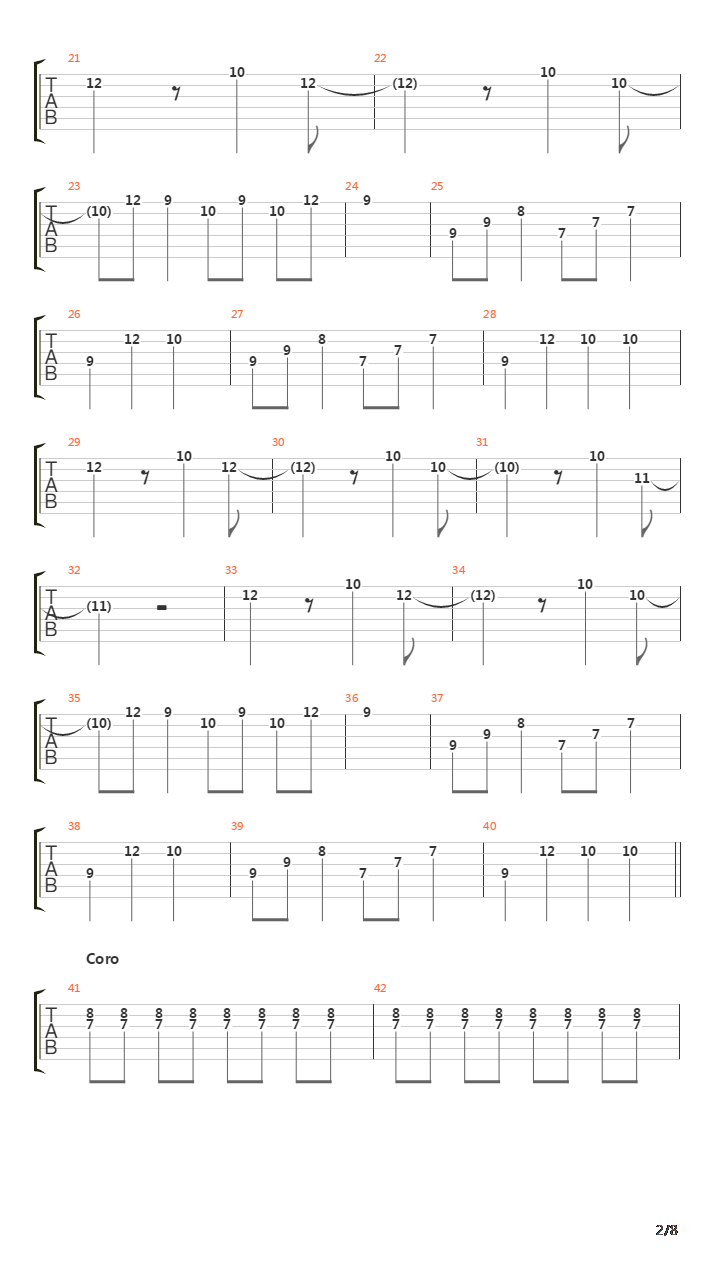 Avivanos吉他谱