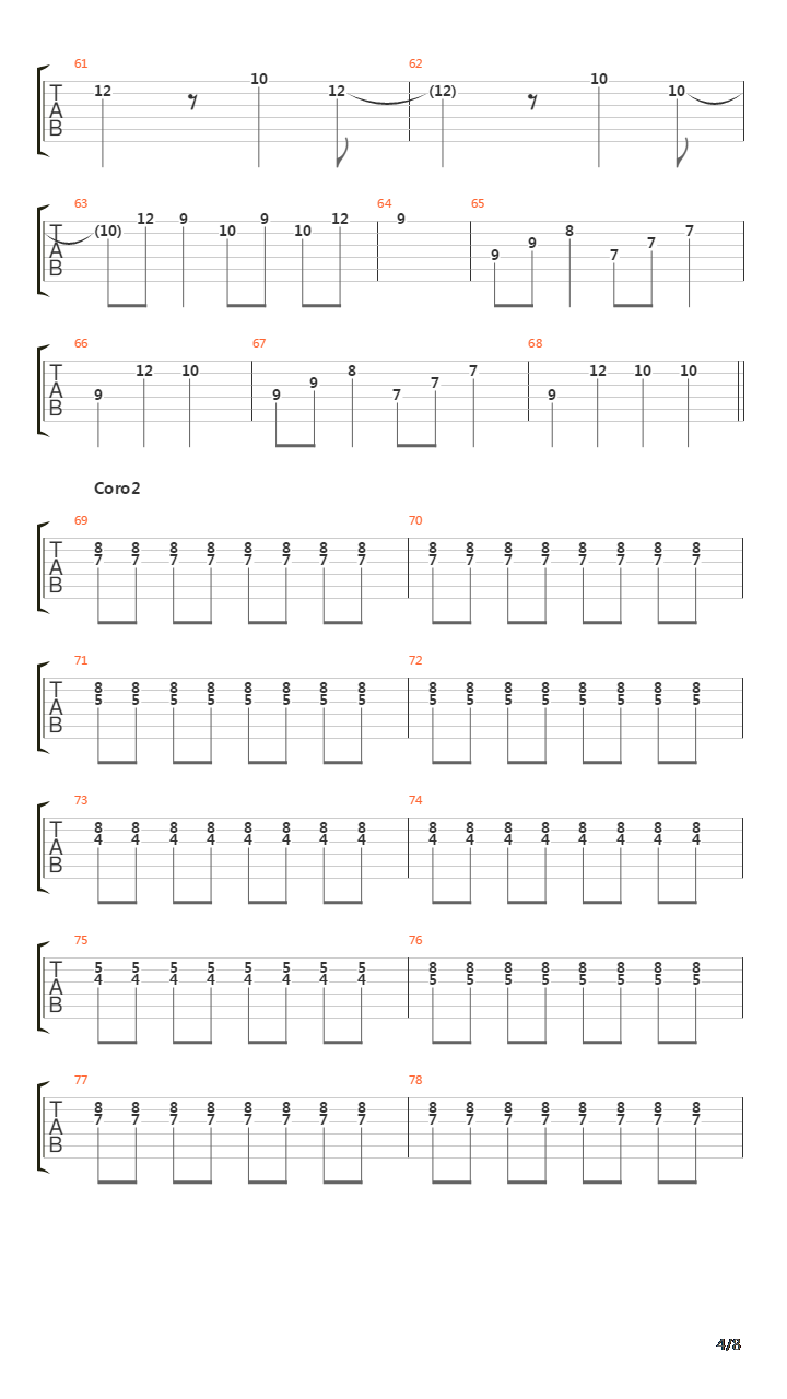Avivanos吉他谱
