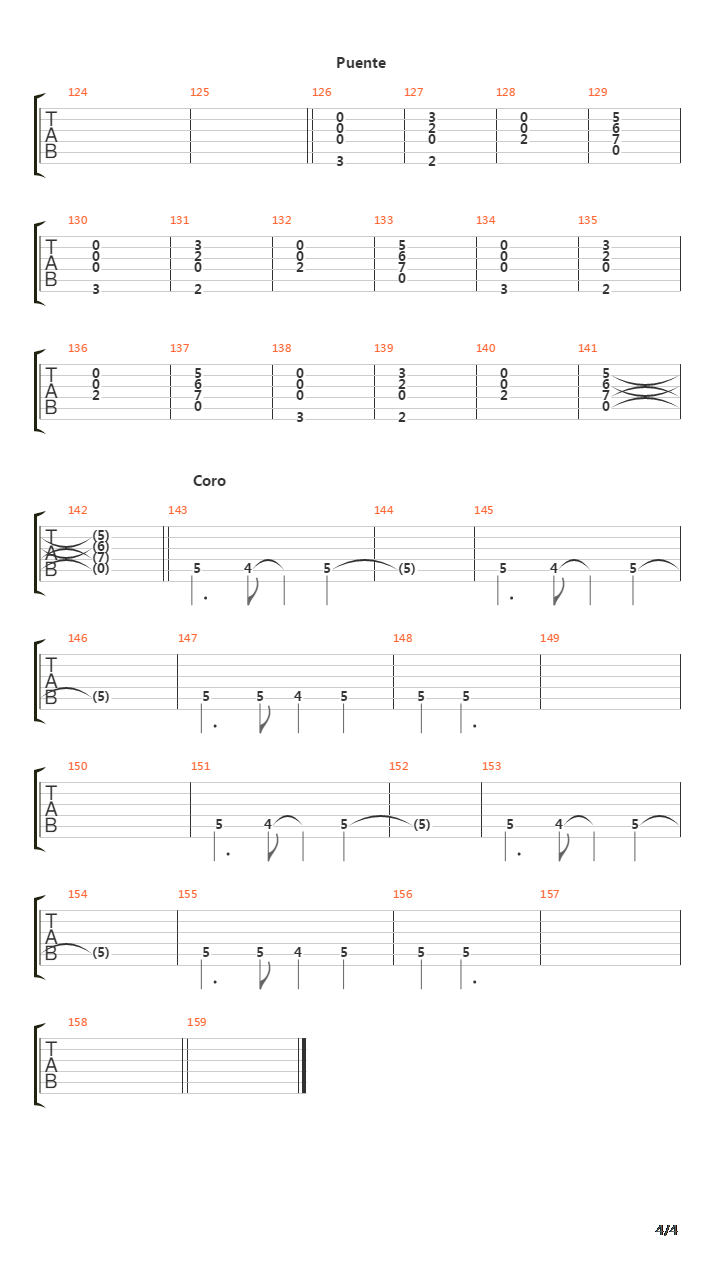 Manda Lluvia吉他谱