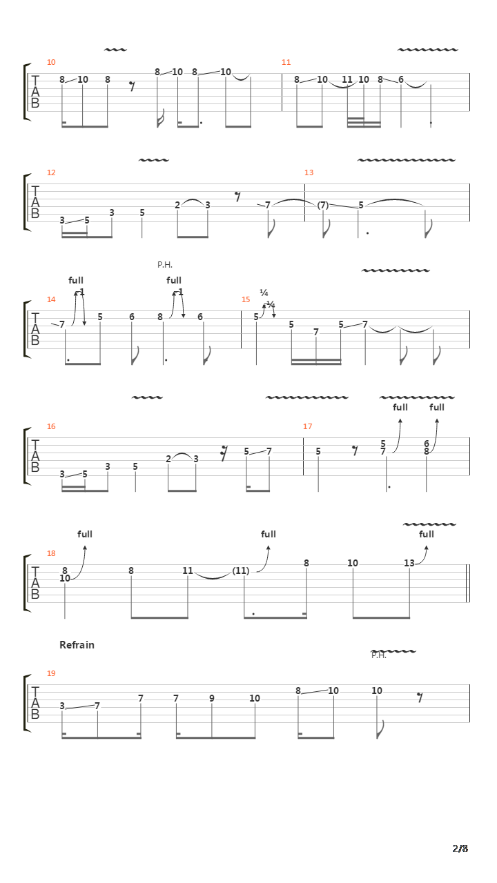 The Reaction吉他谱