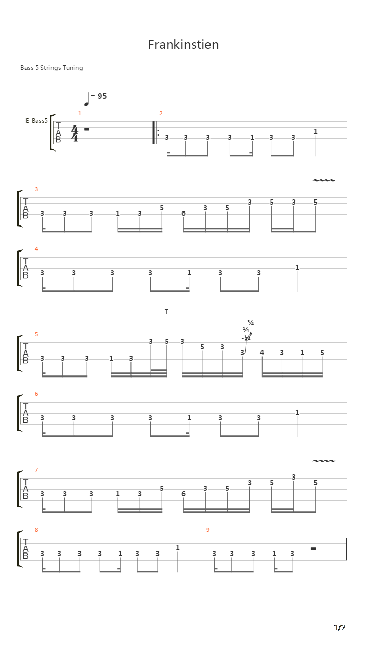 Frankenstein吉他谱