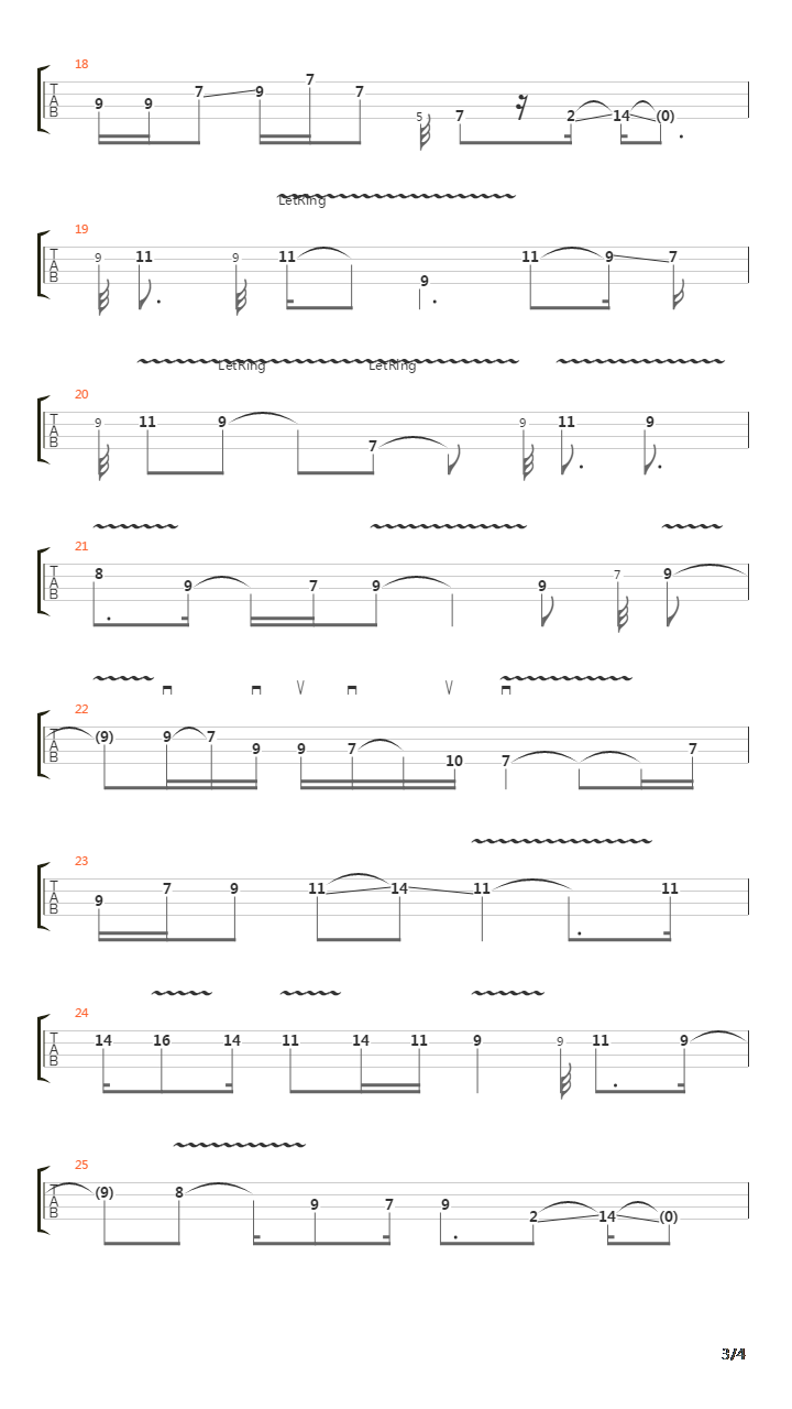 Power吉他谱