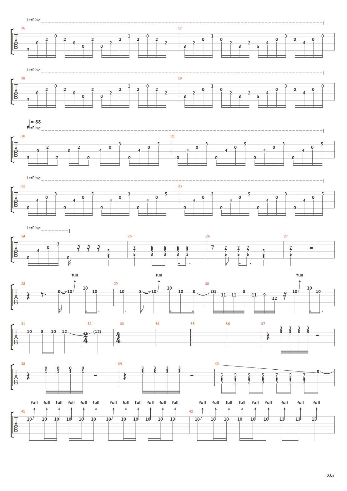 Ciudad De Los Gitanos吉他谱