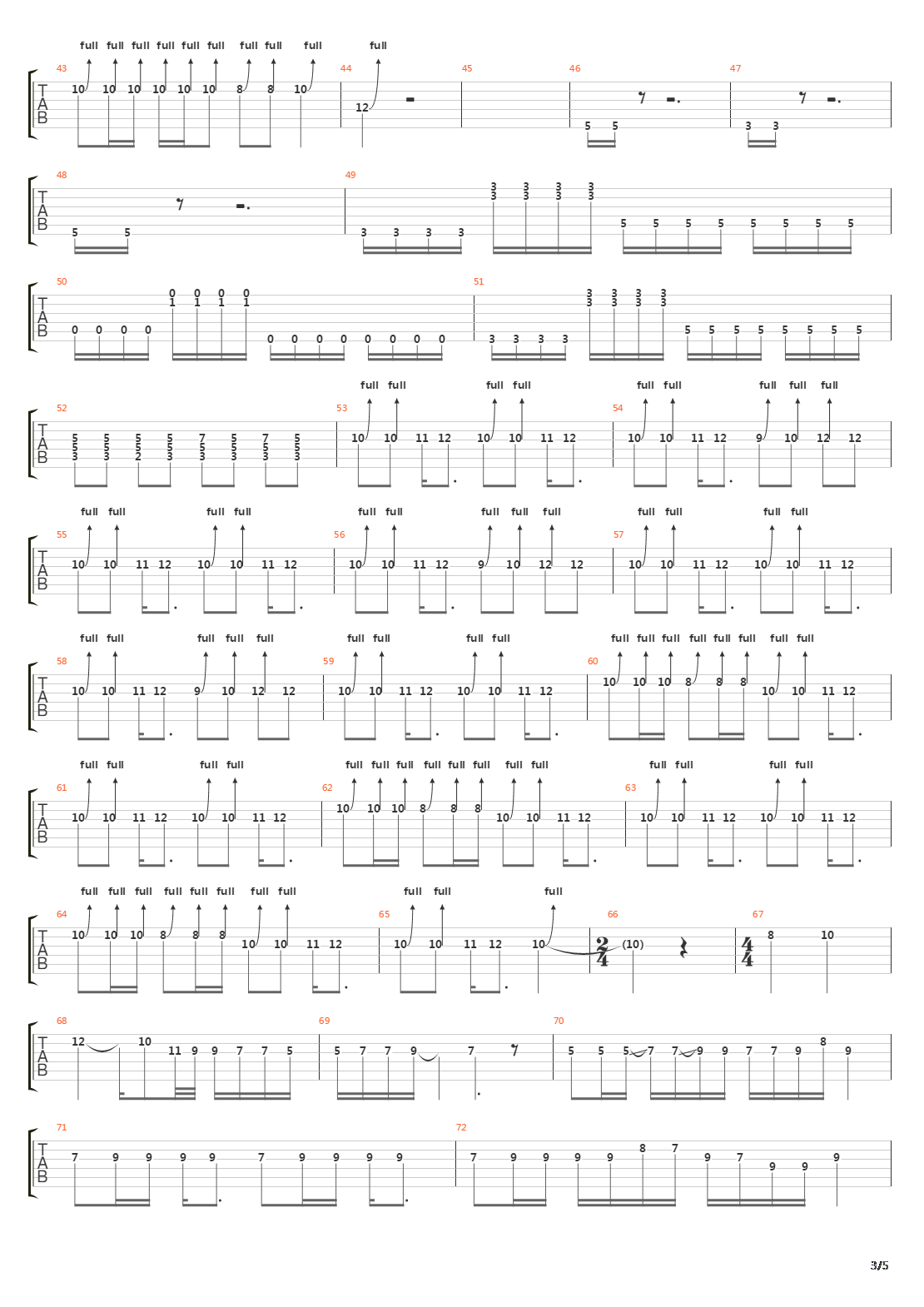 Ciudad De Los Gitanos吉他谱