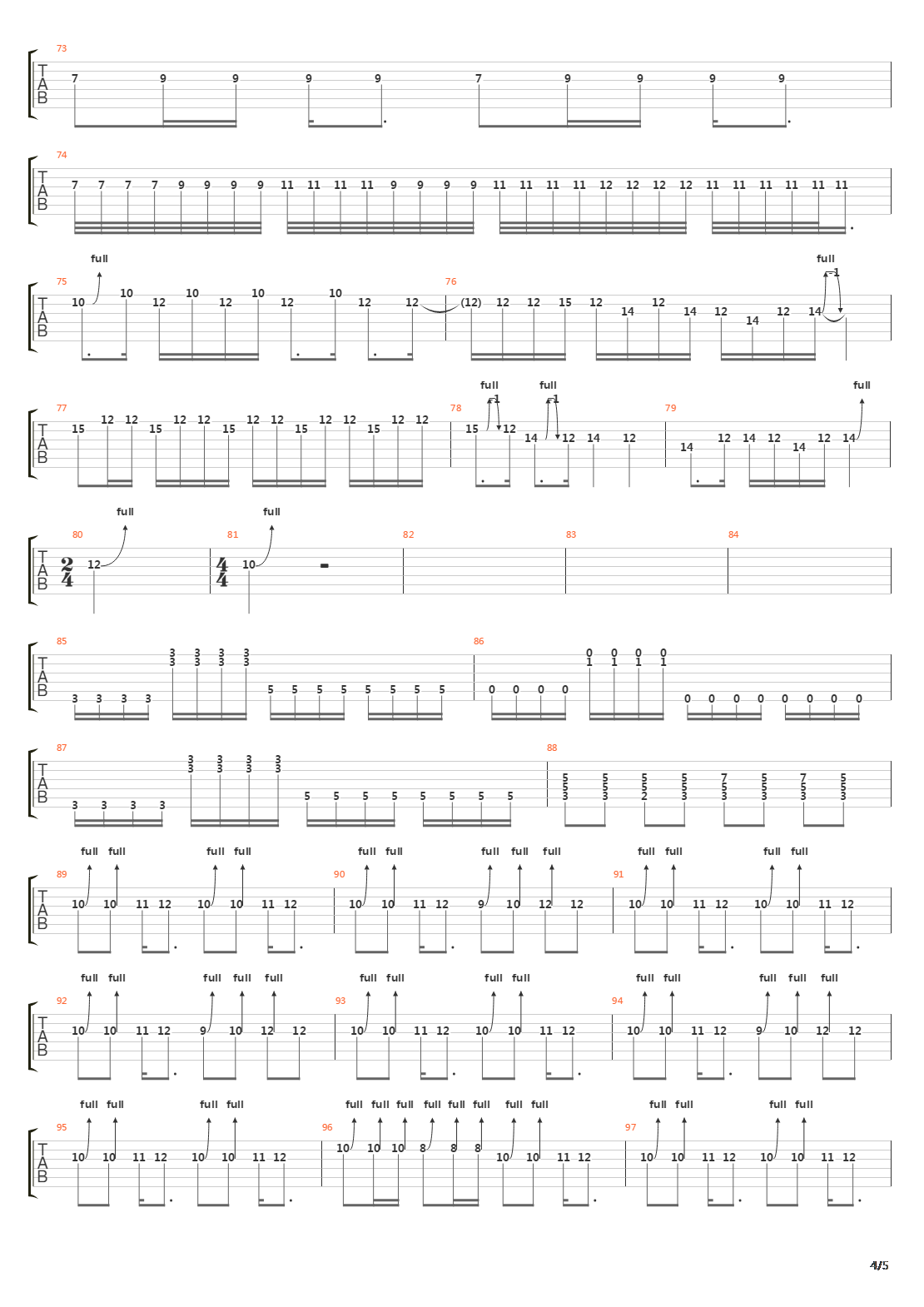 Ciudad De Los Gitanos吉他谱