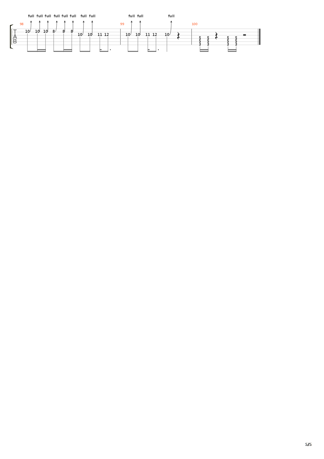 Ciudad De Los Gitanos吉他谱
