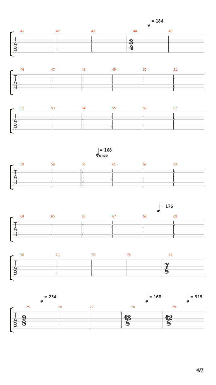 Endless Vortex Towards Erasing Destiny吉他谱