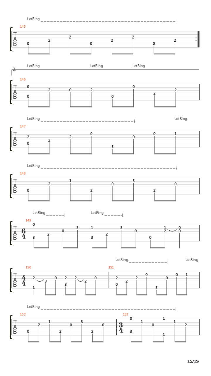 Classical Gas吉他谱