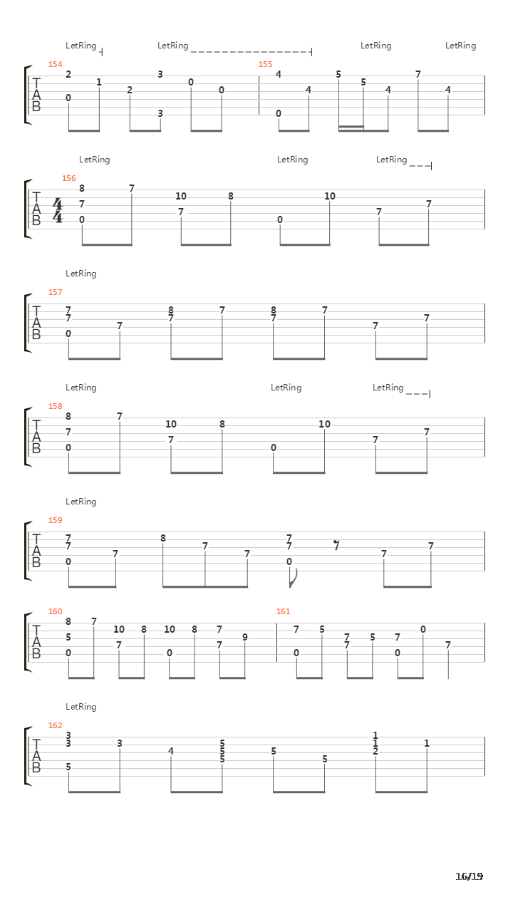 Classical Gas吉他谱