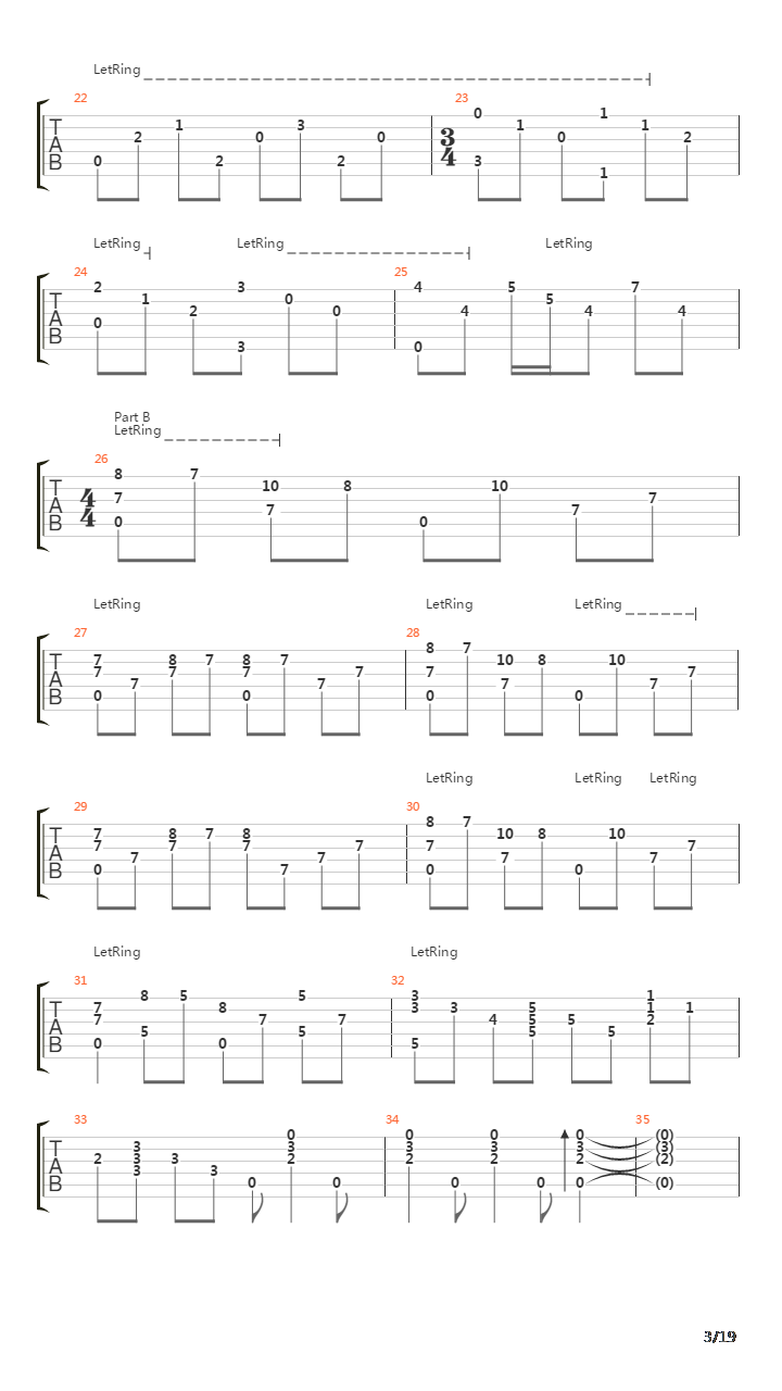 Classical Gas吉他谱