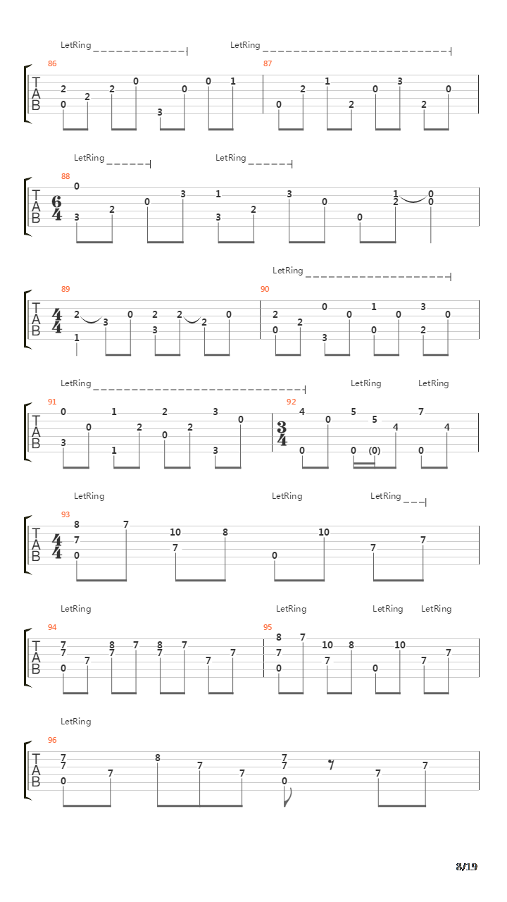 Classical Gas吉他谱