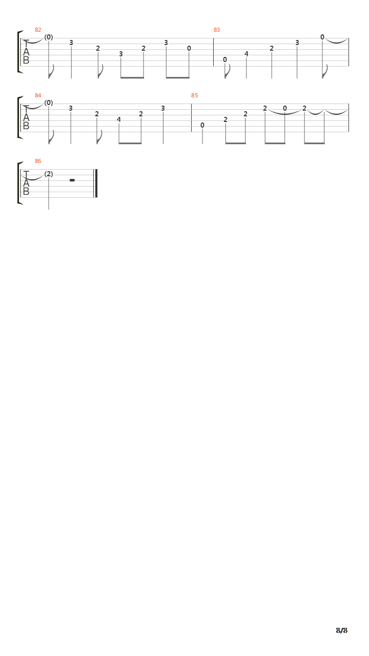 Classical Gas吉他谱