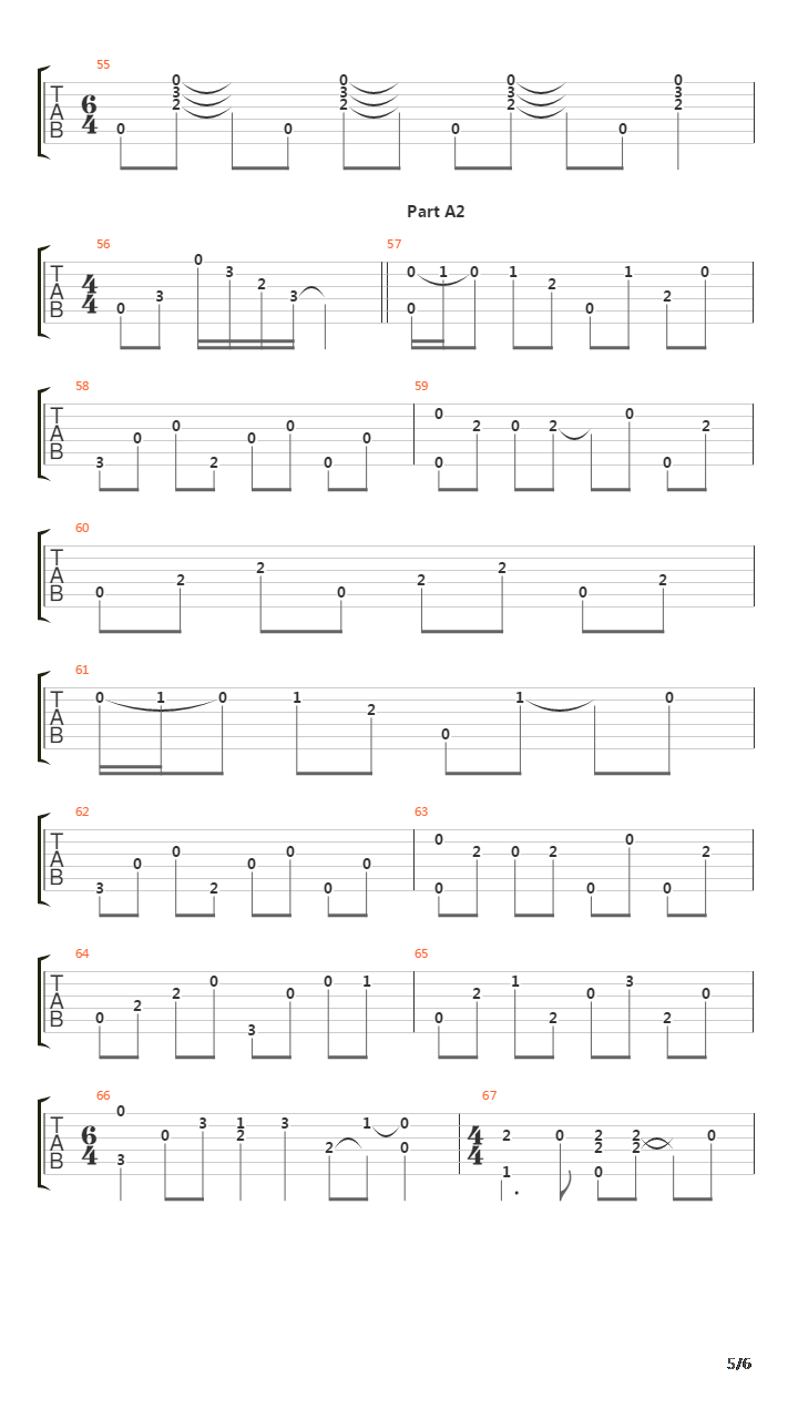 Classical Gas吉他谱