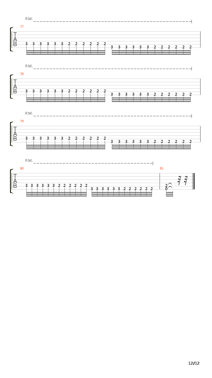 Chamber Of Ages吉他谱