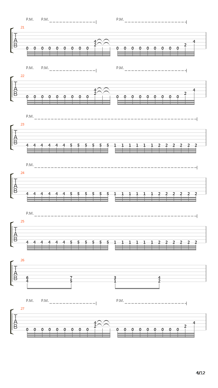 Chamber Of Ages吉他谱