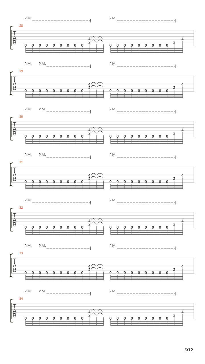 Chamber Of Ages吉他谱